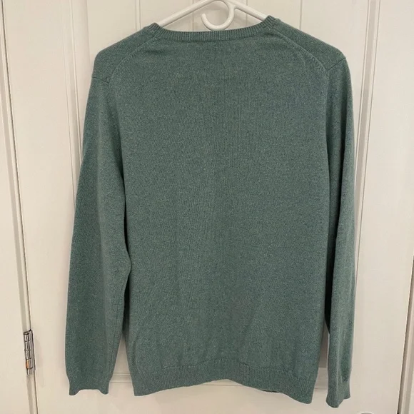Lands’ End Women’s Heathered Cashmere Sweater, Size L - Picture 2 of 9
